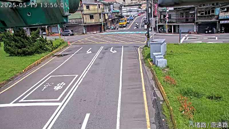 基隆市道路  八堵路 源遠路 距離1.7公里 氣溫28.4度