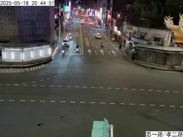基隆市道路  忠一路 孝二路 距離0.5公里 氣溫25.8度