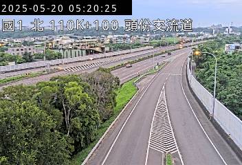 國道1號 北上 110K+000 頭份交流道到新竹系統交流道 距離6.4公里 氣溫27.4度