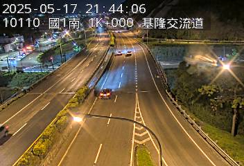 國道1號 南下 1K+000 基隆端到基隆交流道 距離2.1公里 氣溫29.3度