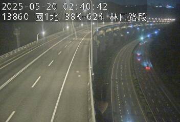 國道1號五股楊梅高架道路 北上 38K+624 機場系統交流道到泰山轉接道交流道 距離0.8公里 氣溫26.8度