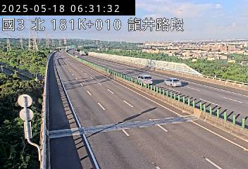 國道3號 北上 181K+010 龍井交流道到沙鹿交流道 距離1.9公里 氣溫26.8度