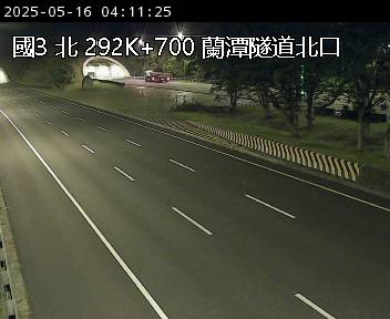 國道3號 北上 292K+700 蘭潭隧道北口 中埔交流道到竹崎交流道 距離6.5公里 氣溫27度