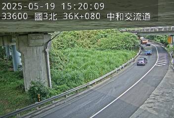 國道3號 北上 36K+080 土城交流道到中和交流道 距離0.2公里 氣溫27.4度