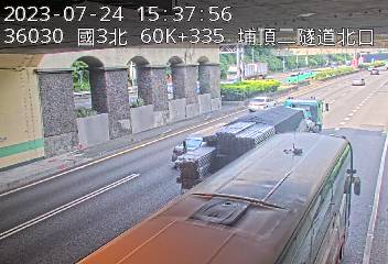 國道3號 北上 60K+340 大溪交流道到鶯歌系統交流道 距離0.3公里 氣溫26度