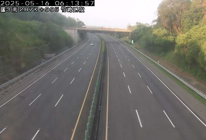 國道3號 南下 287K+995 梅山交流道到竹崎交流道 距離6.2公里 氣溫26.2度