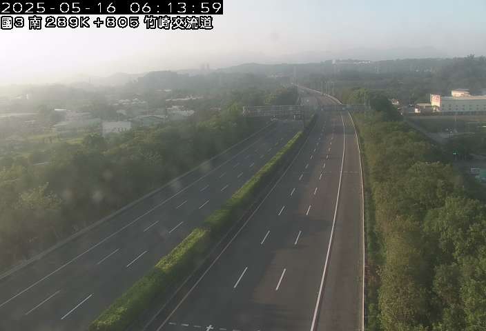 國道3號 南下 289K+805 梅山交流道到竹崎交流道 距離6.3公里 氣溫27度
