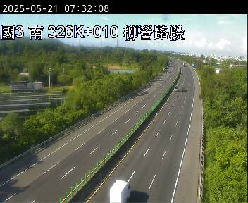 國道3號 南下 326K+000 柳營交流道到烏山頭交流道 距離1.2公里 氣溫26.5度