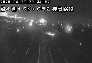 國道4號 西向 10K+052 台中系統交流道到神岡交流道 距離3.1公里 氣溫25.5度