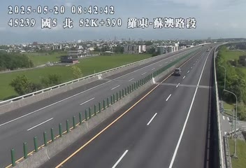 國道5號 北上 52K+390 蘇澳交流道到羅東交流道 距離1.9公里 氣溫26.7度
