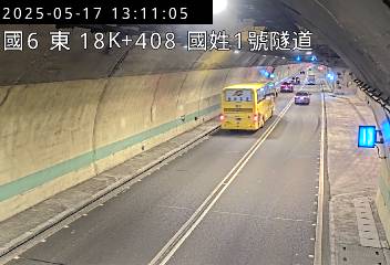 國道6號 東向 18K+408 國姓交流道到北山交流道 距離0.5公里 氣溫22.3度
