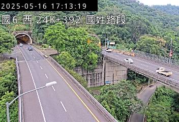 國道6號 西向 24K+392 北山交流道到國姓交流道 距離0.3公里 氣溫23.8度