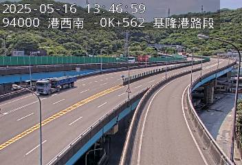 台2己線 南下 0K+000 基隆港交流道到德安路交流道 距離1.9公里 氣溫27.7度