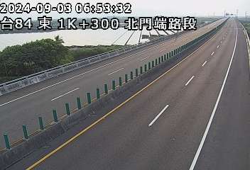 台84線 東向 1K+300 北門交流道到學甲交流道 距離3.6公里 氣溫29.5度