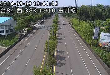 台84線 西向 38K+910 玉井端到二溪交流道 距離2.8公里 氣溫31.8度