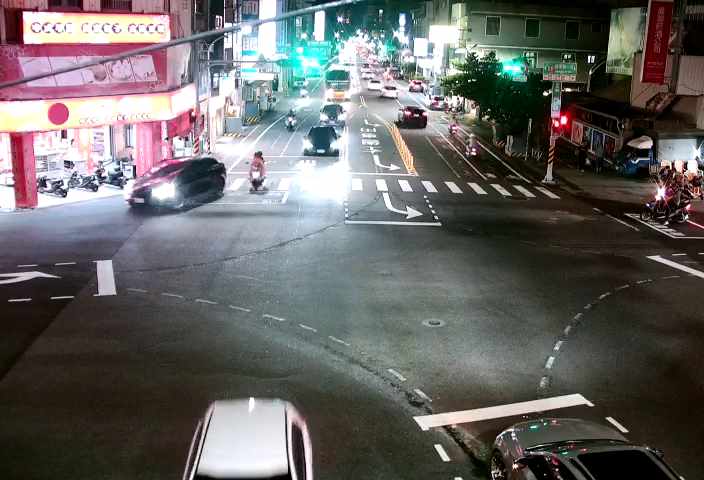 台南市道路  健康路一段與南門路口南桿(向北) 距離0.4公里 氣溫29.9度