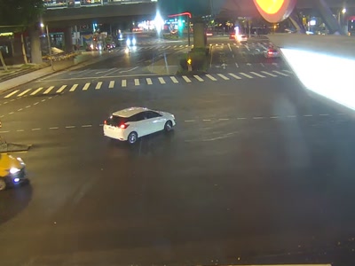劍潭路-中山北路口 氣溫28.4度