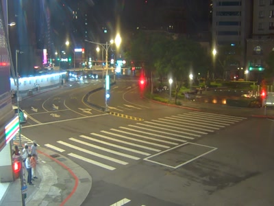 重慶北路與南京西路 氣溫27.6度