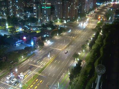 大度路與立德路口(西南角) 氣溫29.8度