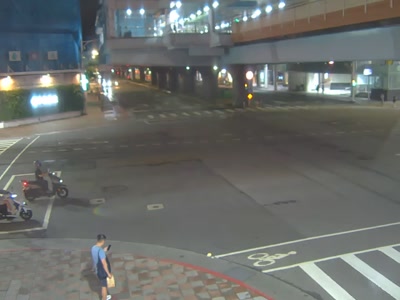 復興北路與南京東路口 氣溫26.3度