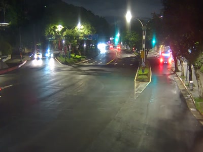 中山北路5段與文林路口 氣溫28.4度