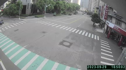 安和路/福泰街(右側車流往臺灣大道) 氣溫27.8度