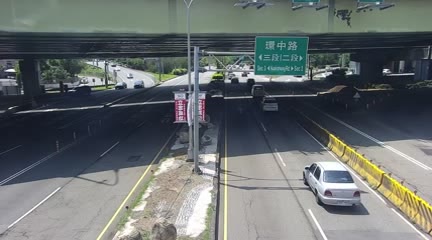 臺灣大道/台74高架橋下(右側車流往台中交流道) 氣溫18.3度