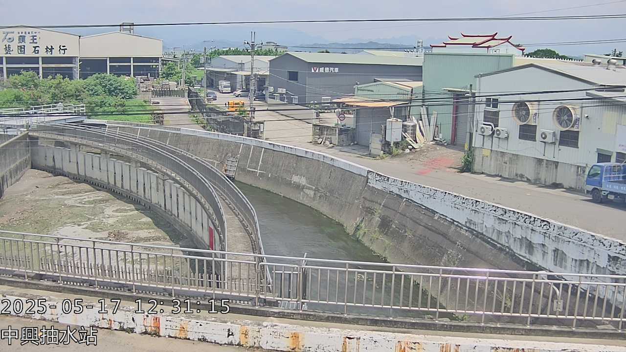 台中市道路  中興抽水站 距離2.0公里 氣溫25度
