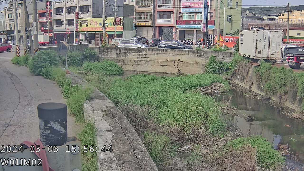 台中市道路 崁子腳坑排水中游 雨量9毫米