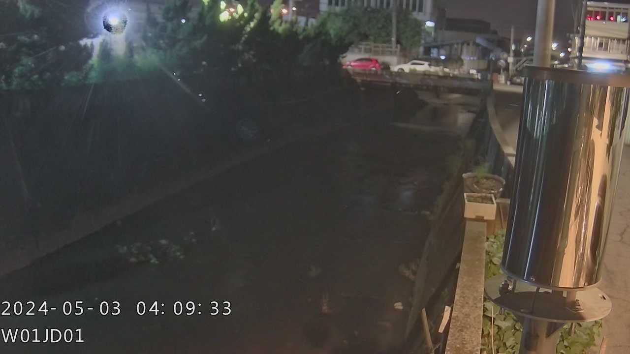 台中市道路 後溪底排水下游 雨量9毫米