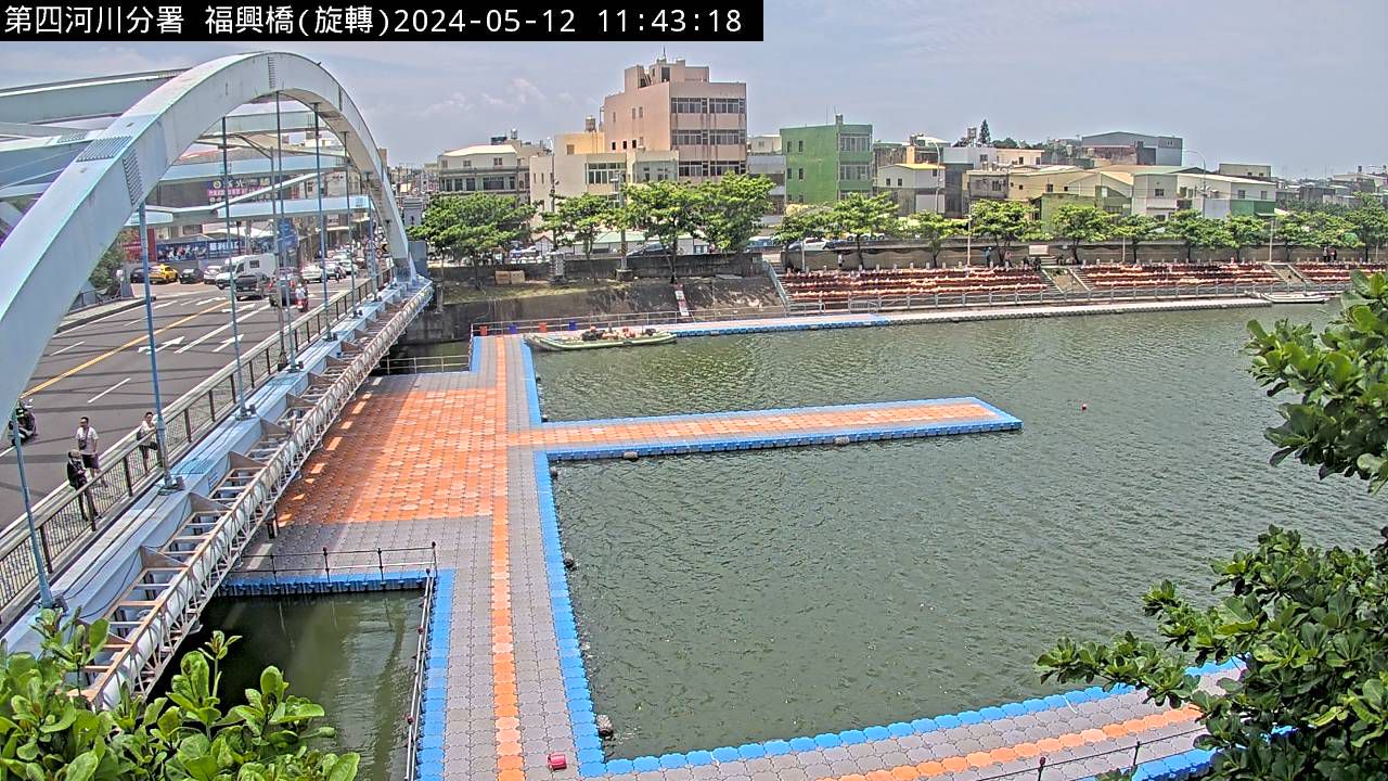 水利署水資源  防災中心 福興橋 距離3.8公里 氣溫28.5度
