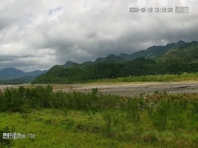 水利署水資源  八河局 鹿野堤防0K+750即時影像圖 距離4.4公里 氣溫25.5度