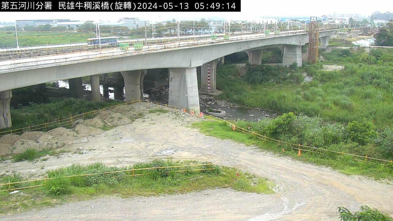 防災中心 牛稠溪橋(旋轉鏡頭) 氣溫28.7度
