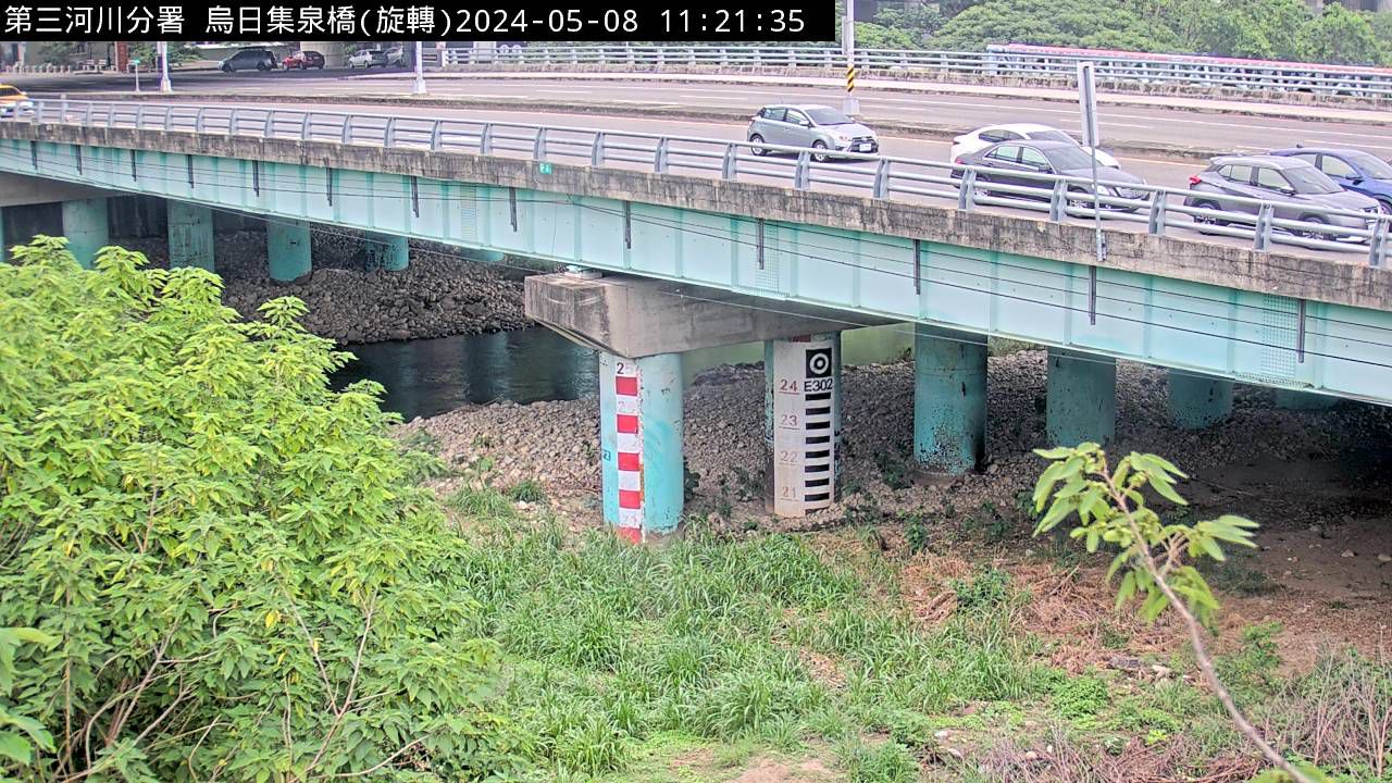 水利署水資源 防災中心 集泉橋 氣溫29.5度