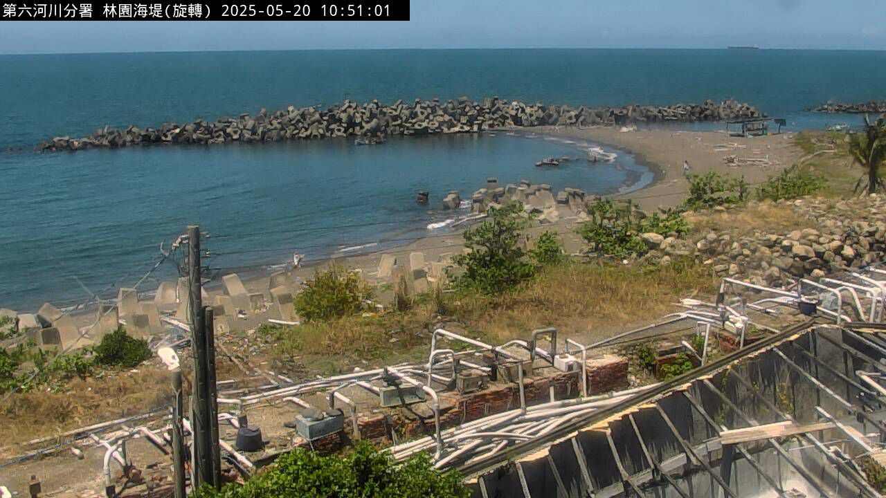 水利署水資源  防災中心 林園海堤(旋) 距離4.6公里 氣溫31.8度