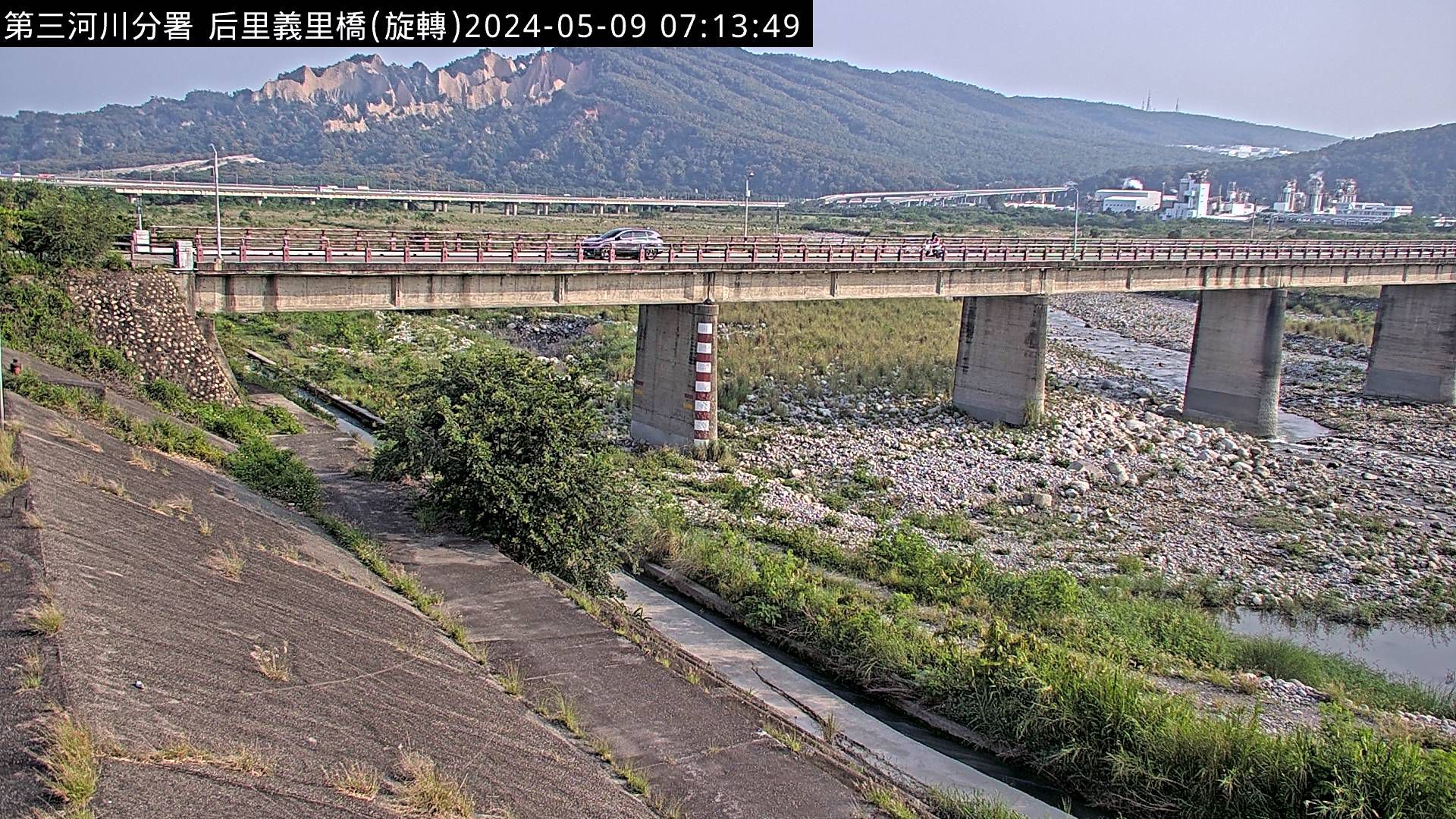 水利署水資源  防災中心 義里橋 距離4.0公里 氣溫21.7度