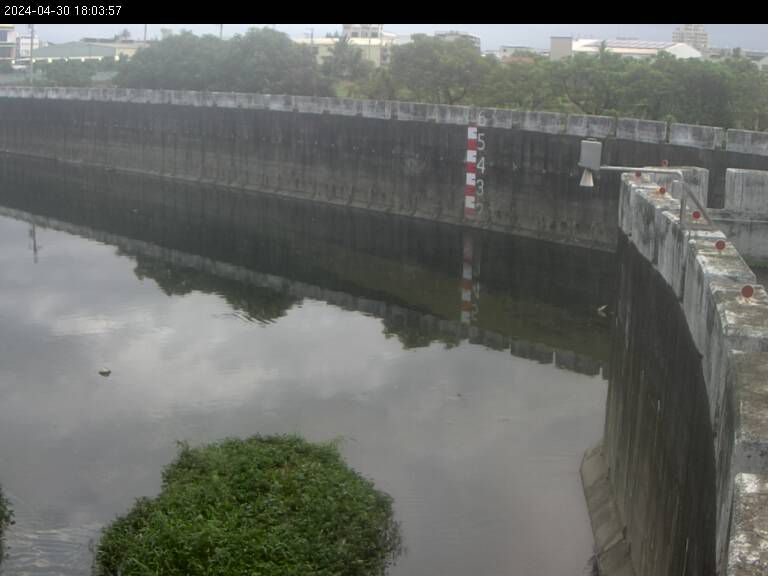 水利署水資源 臺南市政府水利局 永康排水分洪口水位
