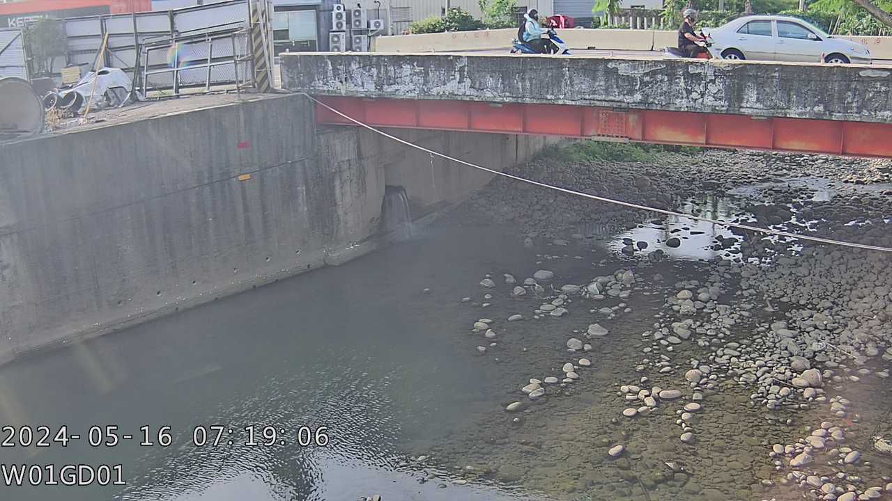 台中市政府水利局 十三寮排水下游 氣溫25.9度