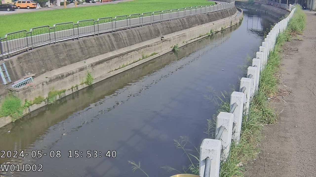 水利署水資源 台中市政府水利局 後溪底排水中游 氣溫29.5度