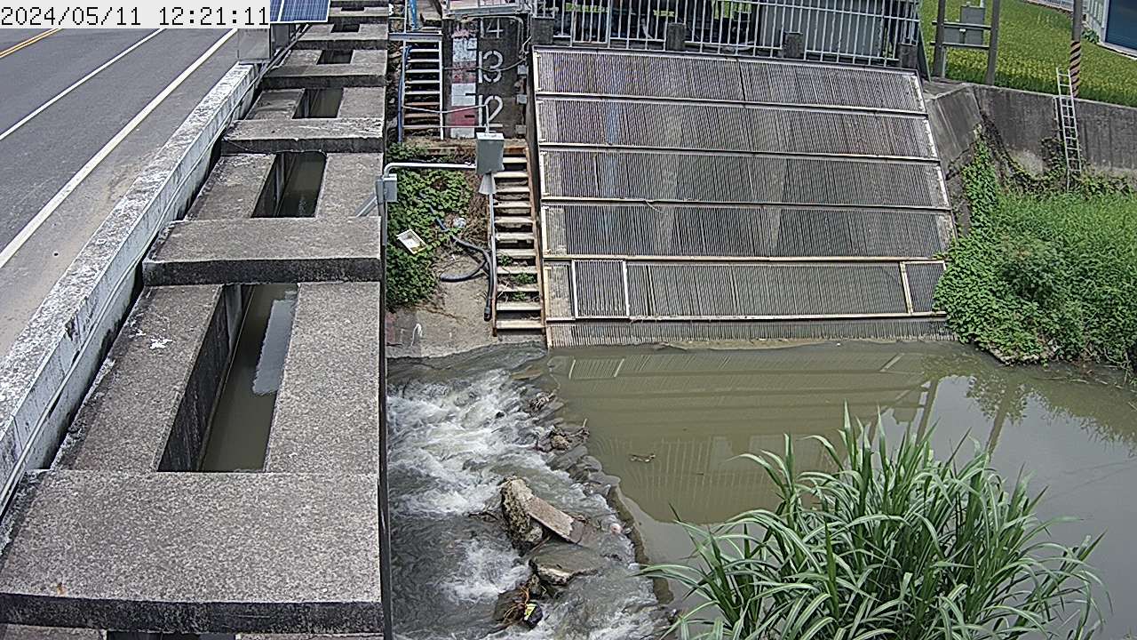 水利署水資源  臺南市政府水利局 菁寮橋水位 距離1.4公里 氣溫33.3度