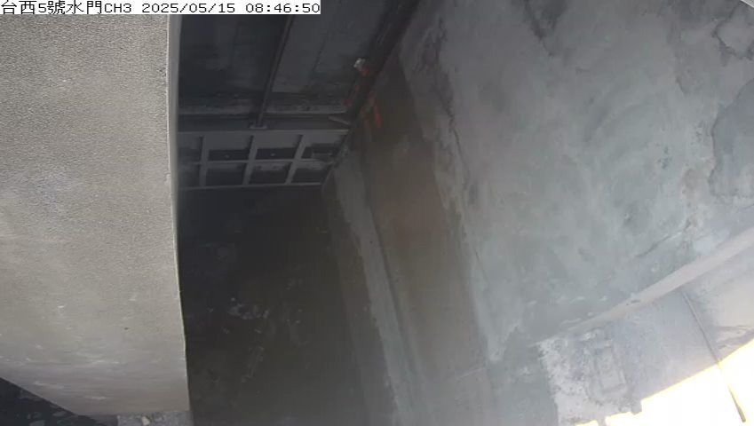 水利署水資源  雲林縣政府水利處 台西5號水門CH3 距離0.7公里 氣溫25.8度