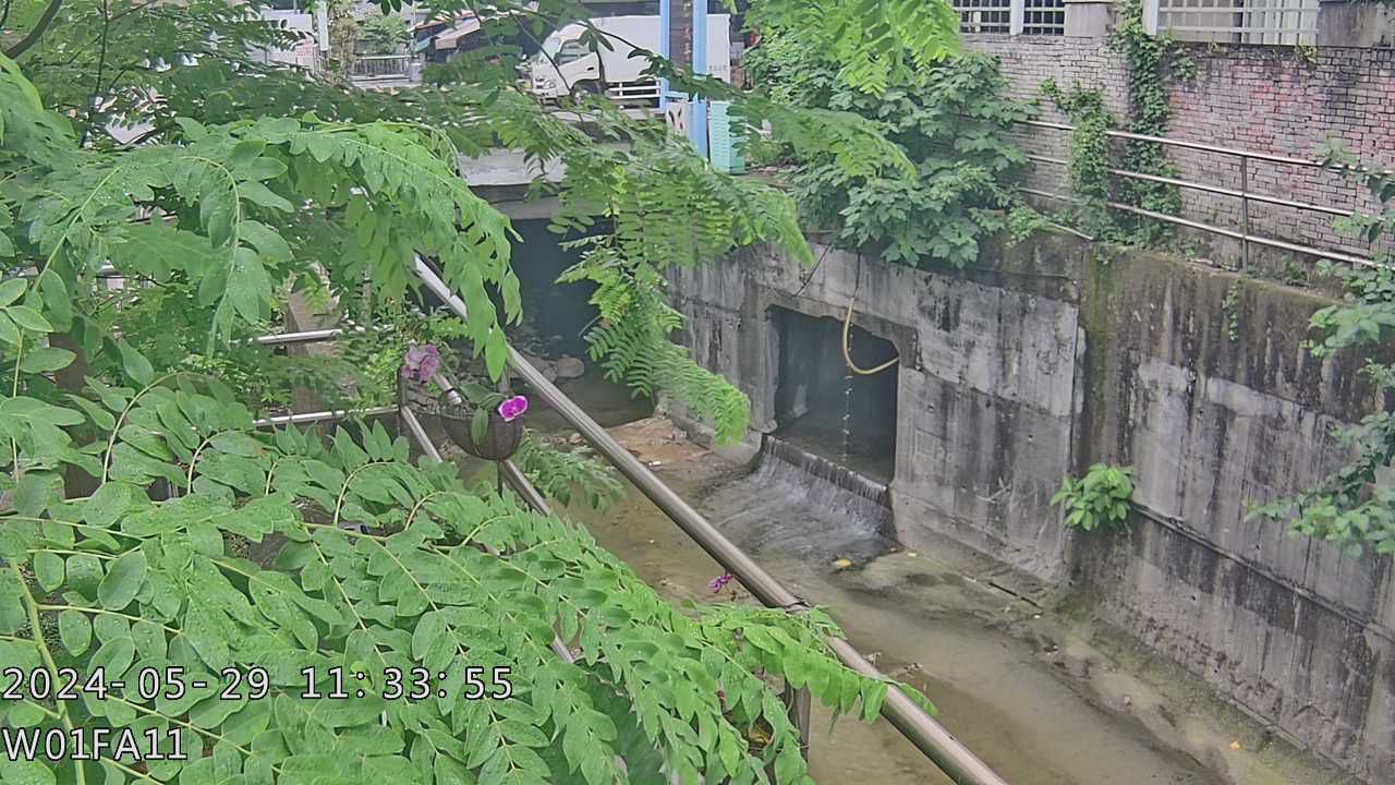 台中市政府水利局 牛角坑溪下游 氣溫28.5度